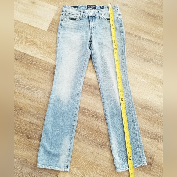 Lucky Brand Women's Straight Leg Denim Jean's Zip-up Candiani Fabric Ankle sz 25 - Picture 16 of 16
